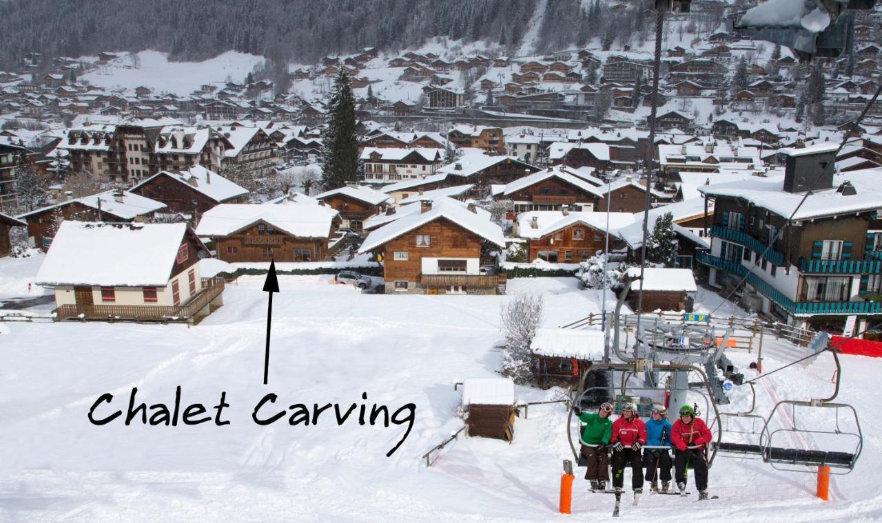 Simply Morzine - Chalet Carving Bagian luar foto